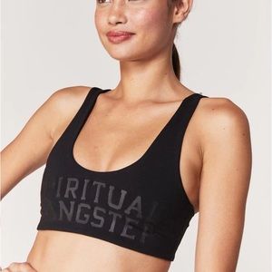 Spiritual Gangster Shakti Bra in Black Size XS (Brand New)